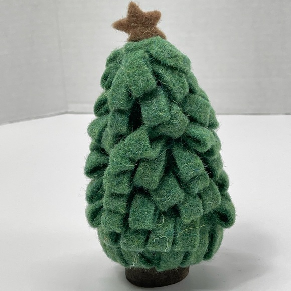 Mini Christmas Tree Tabletop Decor DIY Crafts Faux Holiday Decorative LED Lights - Picture 11 of 11